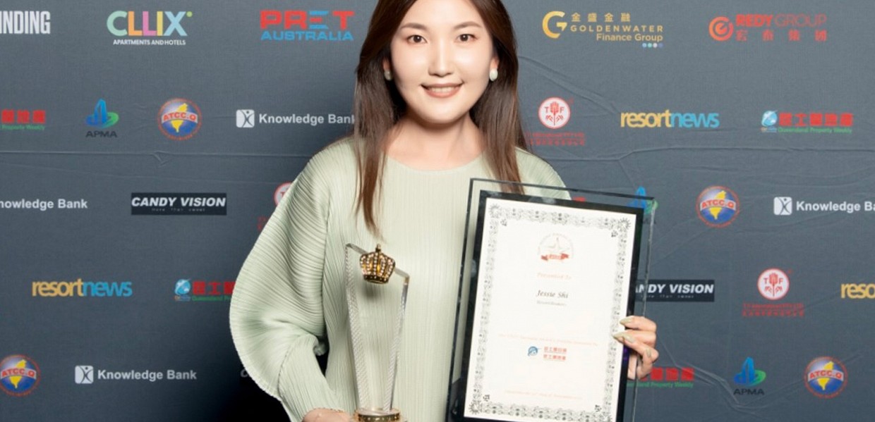 ResortBrokers’ Jessie Shi wins PRET Australia’s Top Agent Award