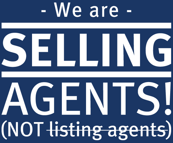 We are selling agents, not listing agents