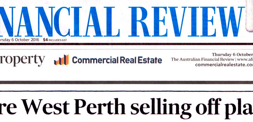 Aire West Perth selling off plan 
