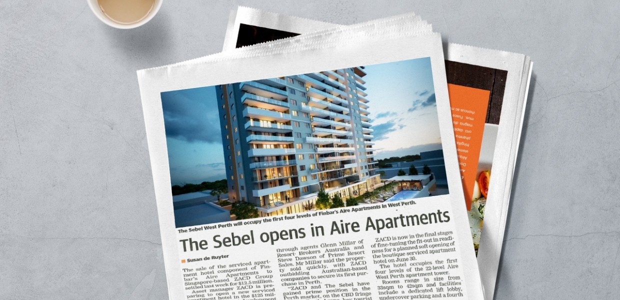 The Sebel Opens In Aire Apartments