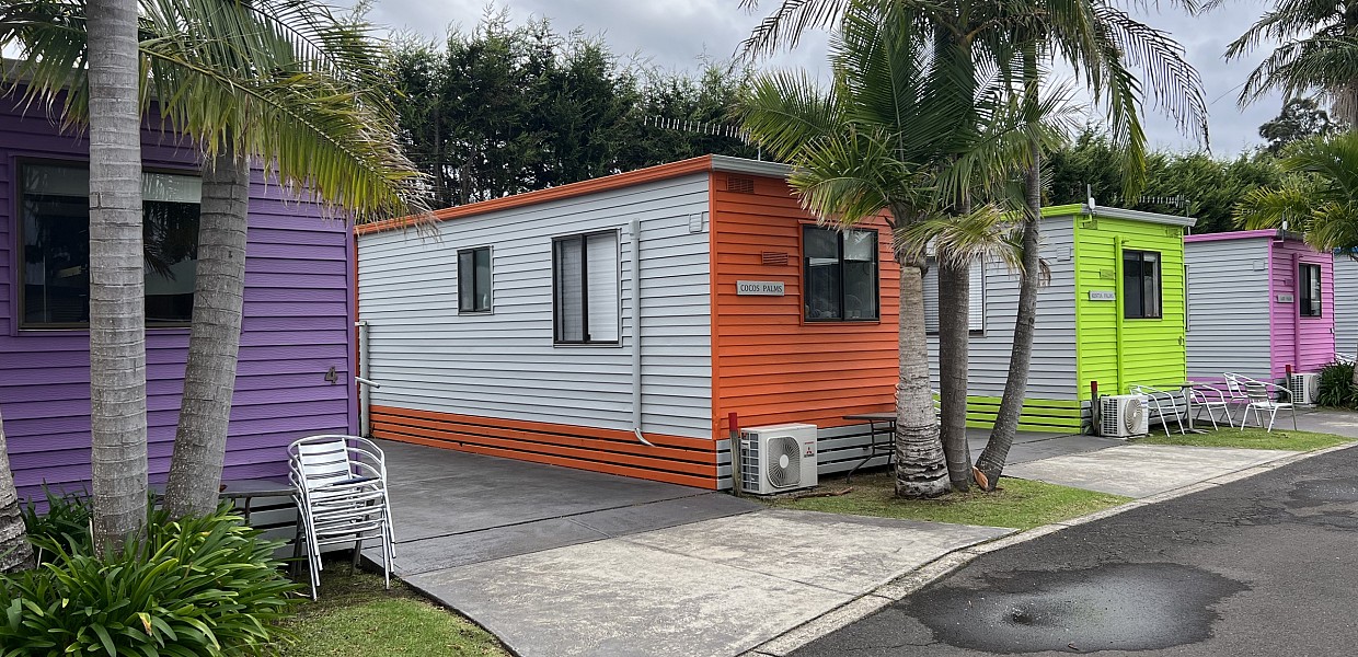 The colourful South Coast caravan park on the market