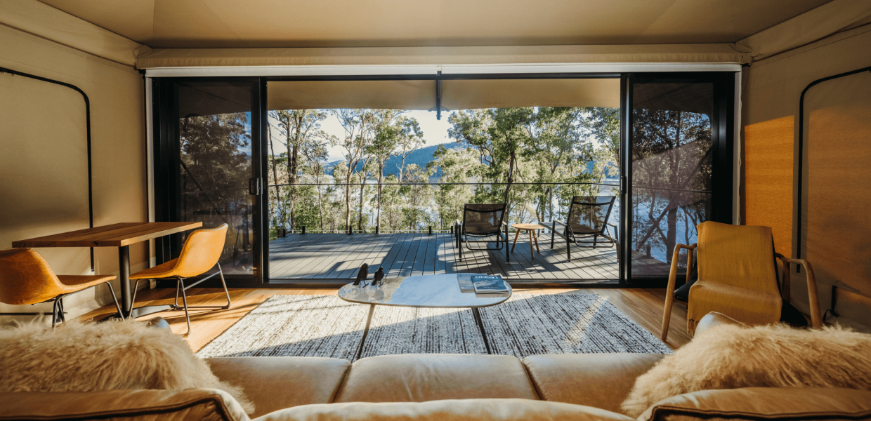 Hawkesbury River adults-only luxury retreat offered via lease or management