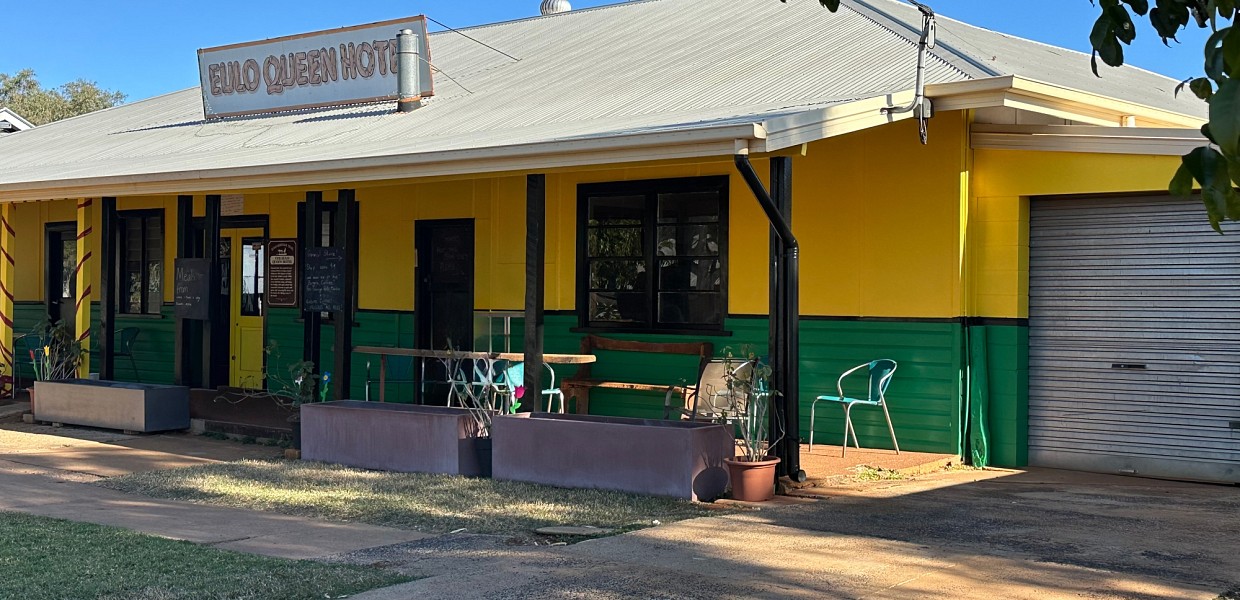 Historic Eulo Queen Hotel hits market after $150k revival by outback publicans