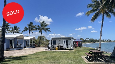 Freehold Going Concern, Caravan / Cabin Park | QLD - Townsville Mackay | Time to make the seachange with this absolute waterfront Freehold caravan park
